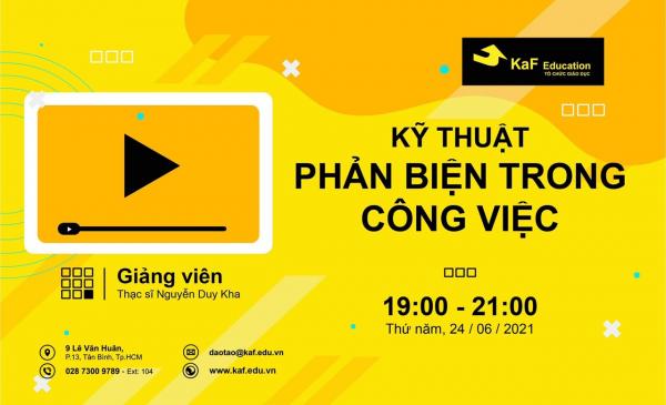 PHẢN BIỆN TRONG CÔNG VIỆC