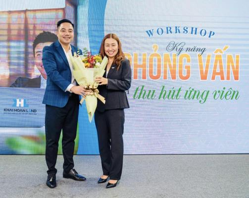 KaF Education - Khải Hoàn Land: Chuyên đề đào tạo “Phỏng vấn thu hút ứng viên”.