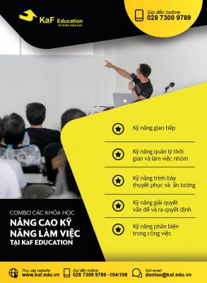 COMBO CÁC KHÓA ĐÀO TẠO KỸ NĂNG MỀM DÀNH CHO DOANH NGHIỆP - KaF Education